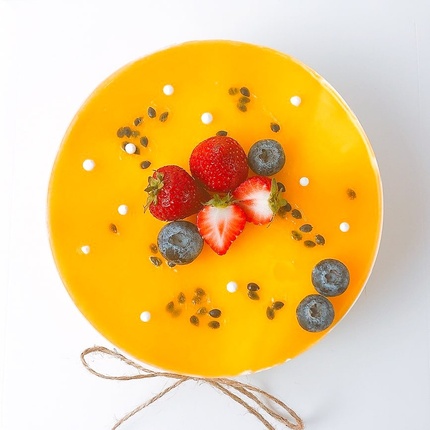 Mousse Chanh Leo Và Dâu Tây