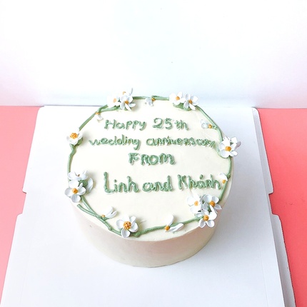 Bánh Mừng 25 Năm Ngày Cưới