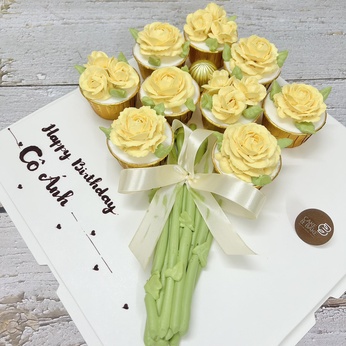 Hoa cupcake tình thân