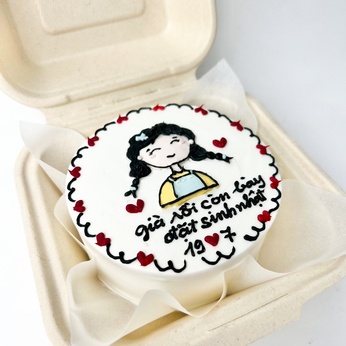 Bánh Bento hộp bã mía "Bày đặt sinh nhật"