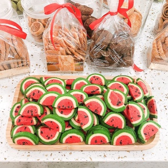 Cookies Dưa Hấu