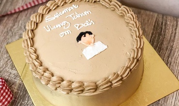 Bánh sinh nhật theo style Hàn Quốc đơn giản và tinh tế