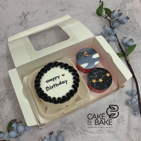 Set Bento cupcake "Bầu trời đêm"