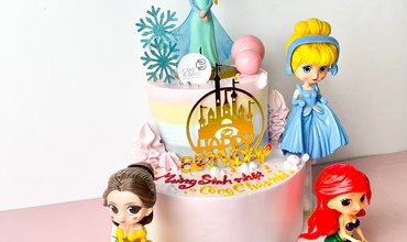 Top những chiếc bánh sinh nhật công chúa được yêu thích