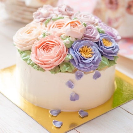 Bánh hoa hải đường ngũ sắc