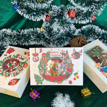 Set bánh gừng tự vẽ Giáng Sinh