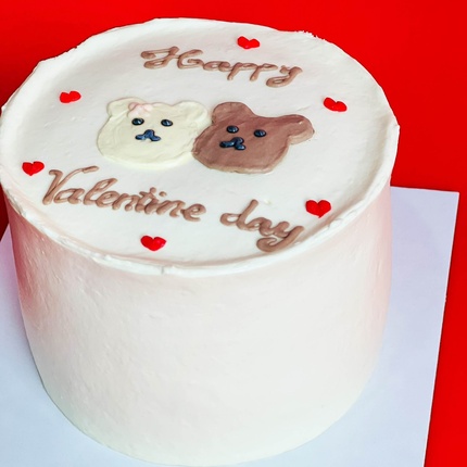 Bánh Kem Sữa Chua Hai Chú Gấu