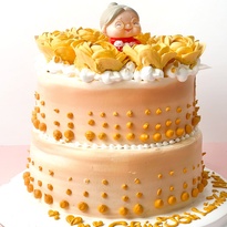 Bánh 2 Tầng Mừng Sinh Nhật Bà