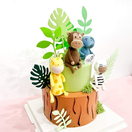 Bánh Sinh Nhật 2 Tầng - Khu Rừng Kỳ Thú