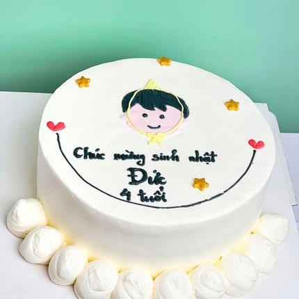 Bánh Sinh Nhật Bé Trai Kiểu Hàn Quốc