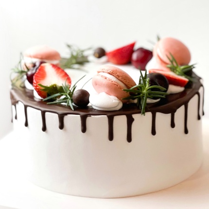 Bánh Macaron Và Việt Quất