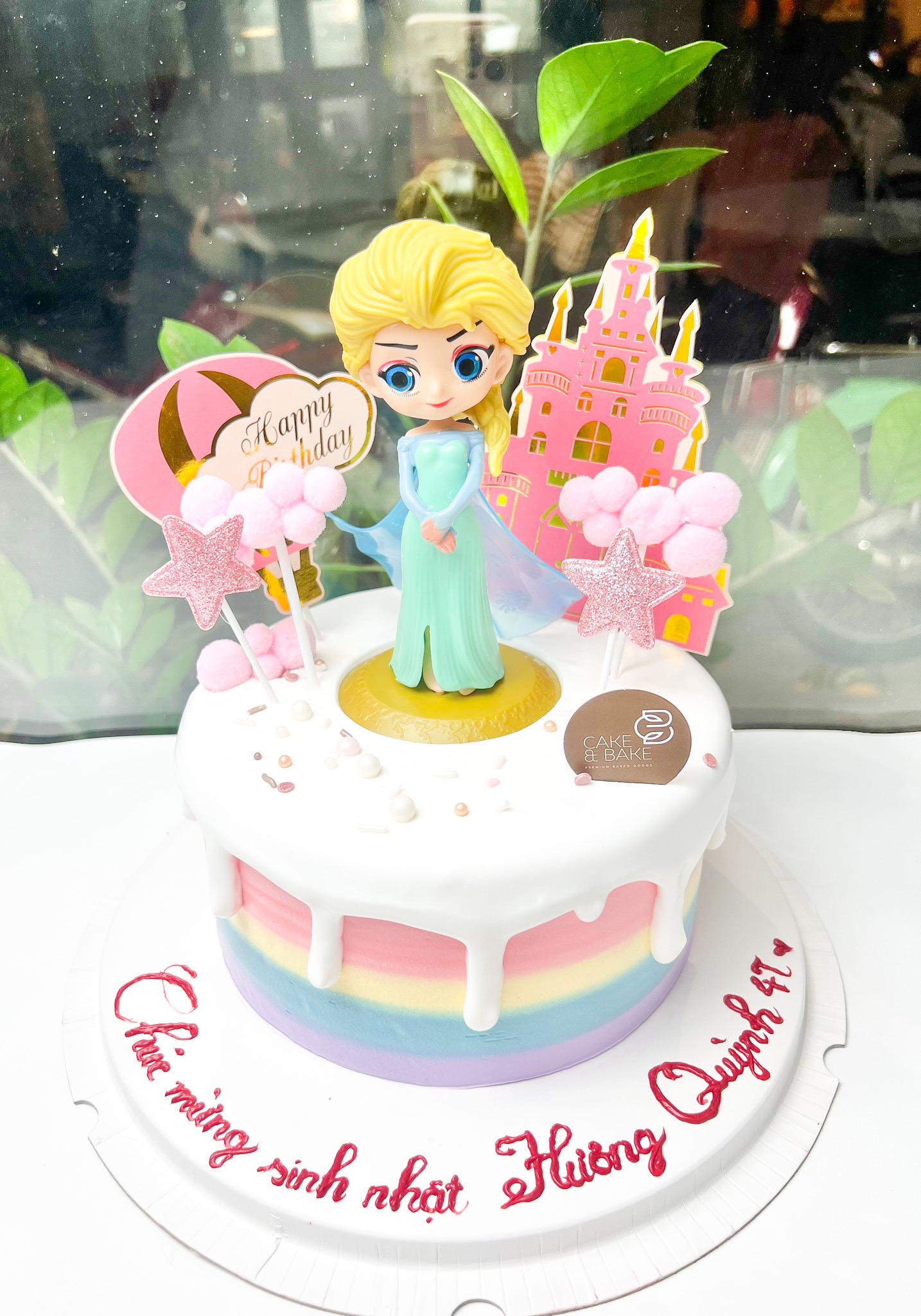 Bánh sinh nhật hình chibi bé gái 8 tuổi đẹp dễ thương 8126 - Bánh sinh nhật,  kỷ niệm