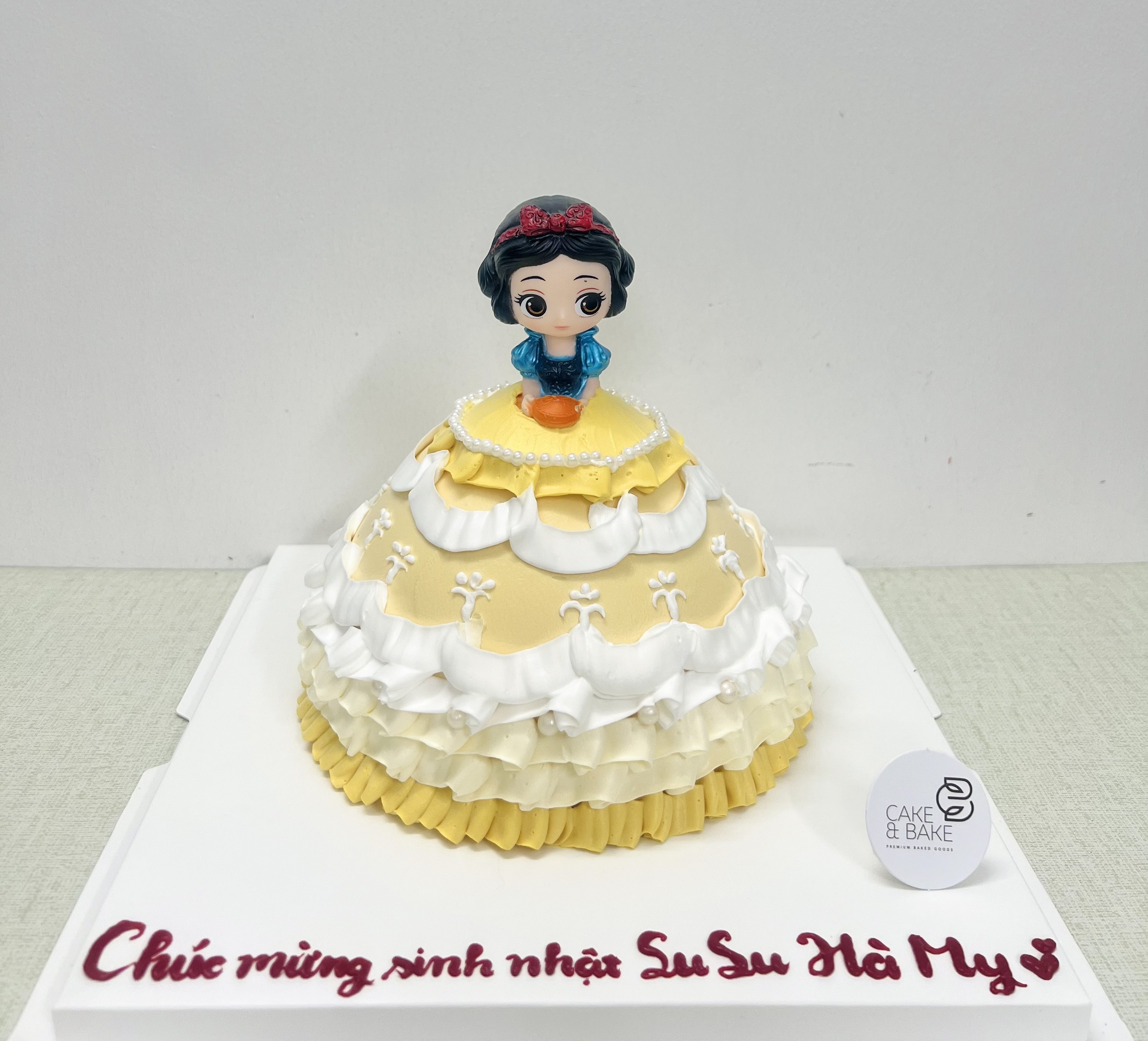 Bánh kem bơ công chúa dễ thương cho bé gái - Tiny Pretty Cake